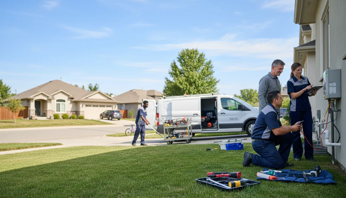 Tankless water heater service in Mio, MI